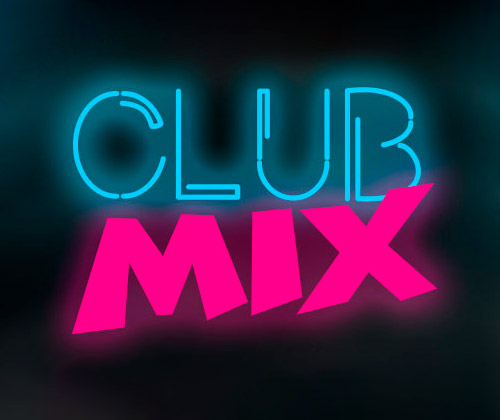 Logo do Programa Club Mix, da Rádio Mix FM